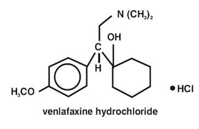 Structure - venlafaxine structure